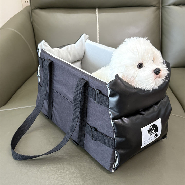 Transform Your Pet's Travel Experience with Our Leather Pet Bed Carrier