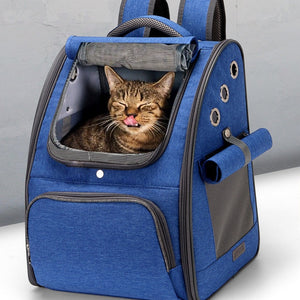 Discover the Foldable Pet Backpack Carrier: Travel in Style with Your Furry Friend