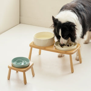 Ceramic Pet Slow-Feeding Anti-Choking Tip-Proof Bowl: The Ultimate Feeding Solution for Your Pets